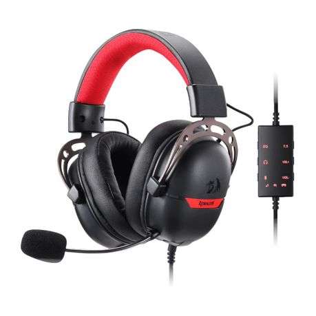 Redragon - Aurora 7.1 Gaming Headset - Black - Redragon - Aurora 7.1 Gaming Headset - Black