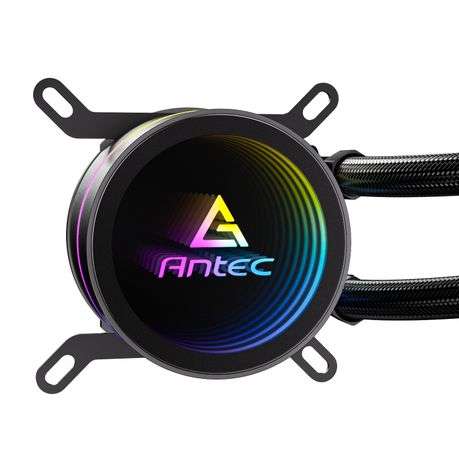Antec - Luna 360 ARGB CPU Liquid Cooler - Black - Antec - Luna 360 ARGB CPU Liquid Cooler - Black