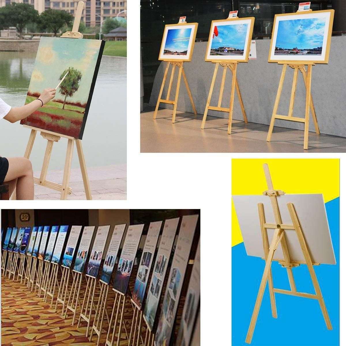 Wooden Easel Studio A-Frame Display 150cm