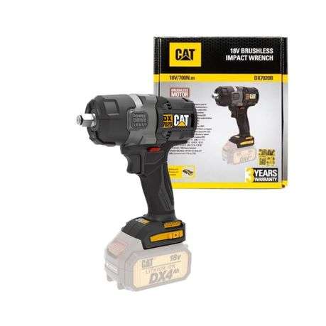 18V Cordless Impact Wrench, 700 Nm, Tool Only