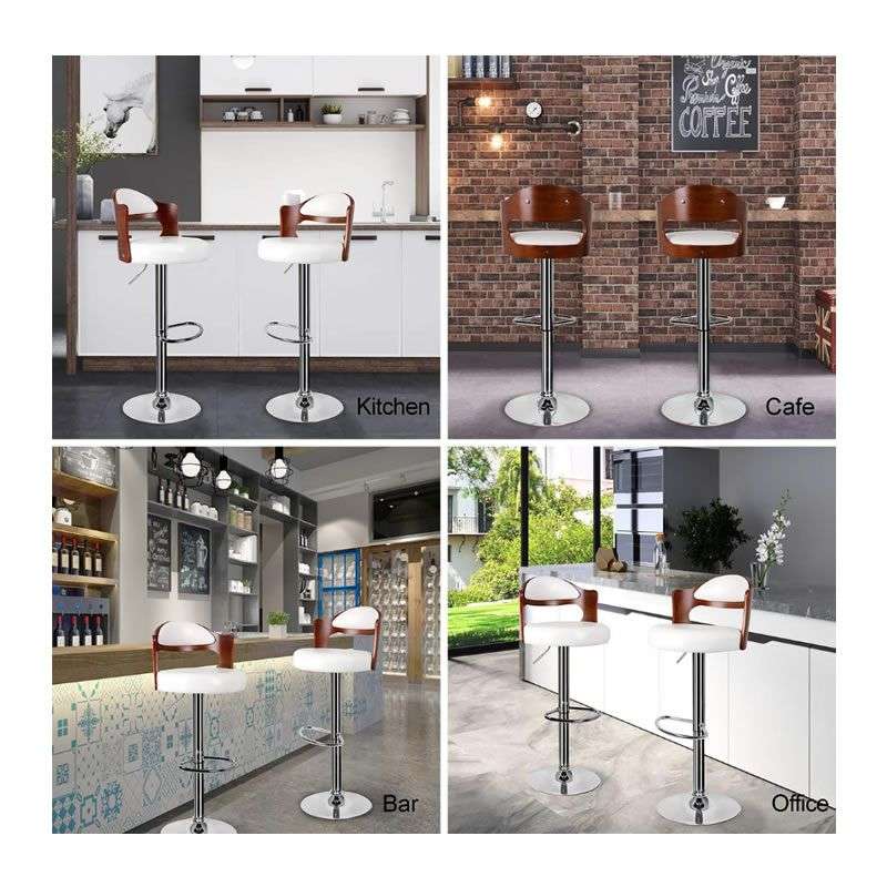 Bar Stools - 2 Piece 360°swivel Modern Design