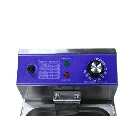 Conic 6L Stainless Steel Single Pan Electric Deep Fryer (PLEASE READ DESCRIPTION)