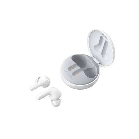 LG TONE FN4 Bluetooth Wireless Stereo Earbuds with Meridian Audio - White