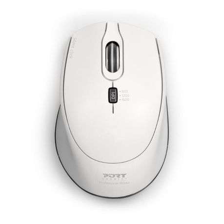 Port - Office Pro Silent 2.4GHz Wireless Mouse White - Port - Office Pro Silent 2.4GHz Wireless M...