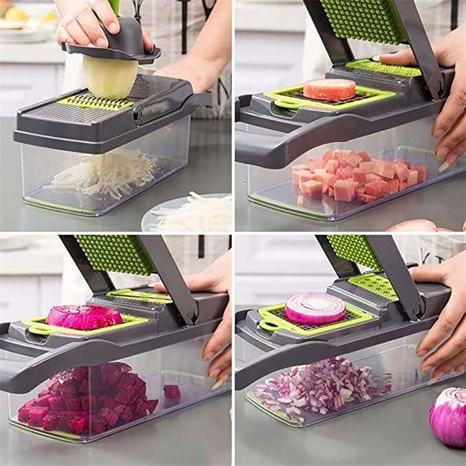 16 Pieces vegetable slicer