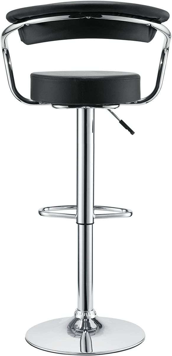 Chrome Base Bar Stools - Set of 2