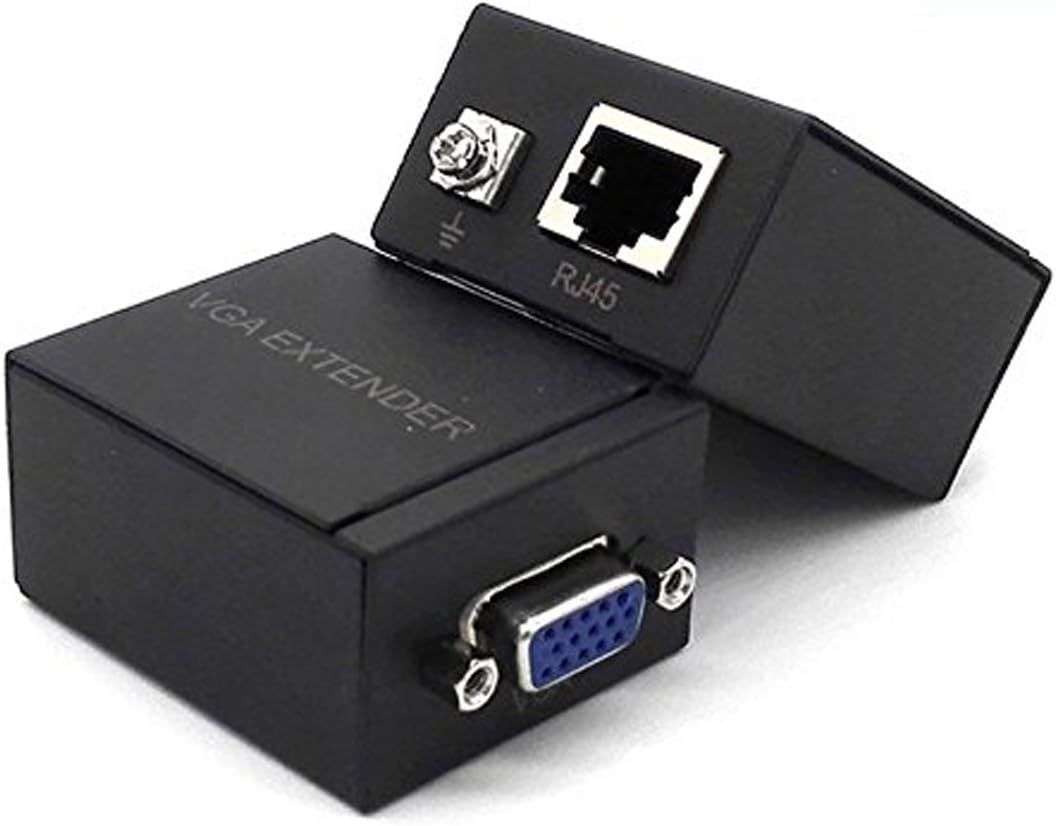 VGA Network Extender 60m Over RJ45 Cat Cat6 Network Cable