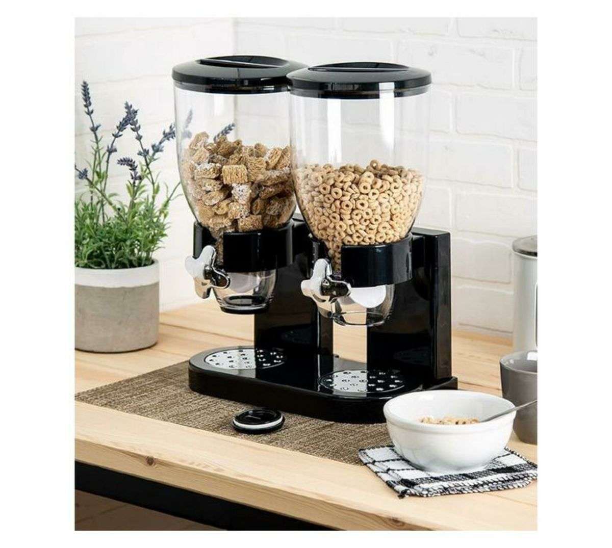 Double Cereal Dispenser (PLEASE READ DESCRIPTION)