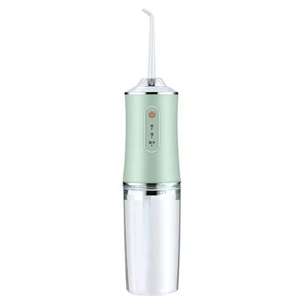 Portable oral irrigator water flosser