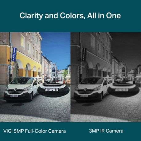 Tp-Link - Vigi C250 5MP Full-Color Dome Network Camera (2.8mm) - Tp-Link - Vigi C250 5MP Full-Col...