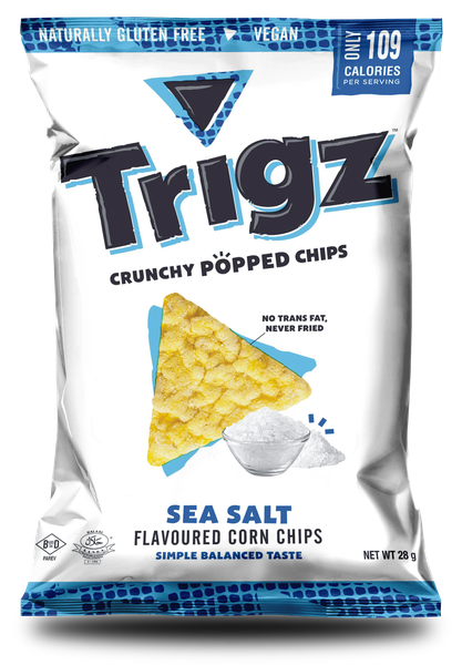 Trigz Crunchy Popped Chips - Mixed Bag (40 x 28g)