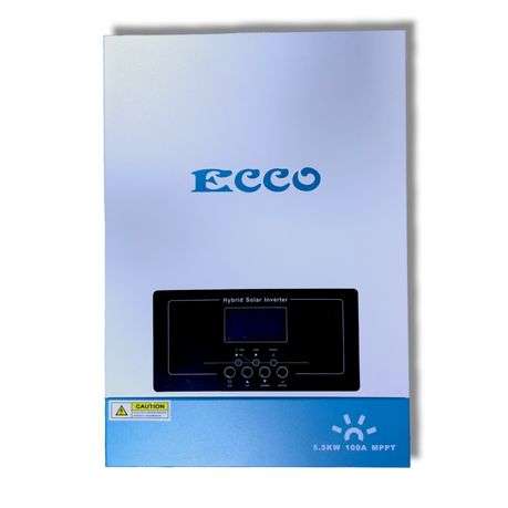 ECCO 5.5KW 48V 100A MPPT Hybrid Solar Inverter SKU 9902056110638 TSIN 92605402