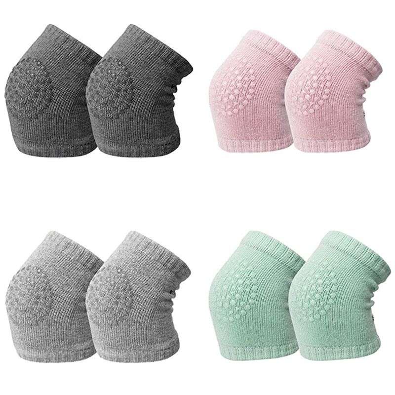 4 Pack Baby Knee Pads Protectors Toddler Crawling Socks Guards