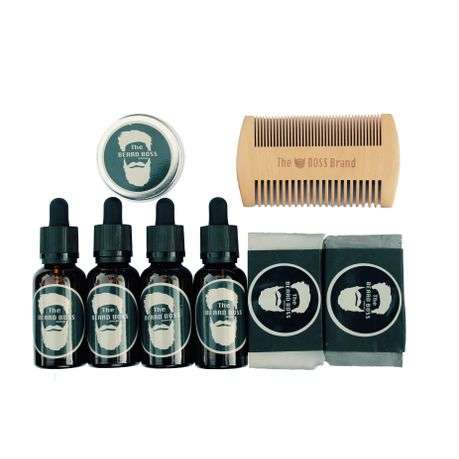 The Beard Boss Brand Full House Beard Care Kit