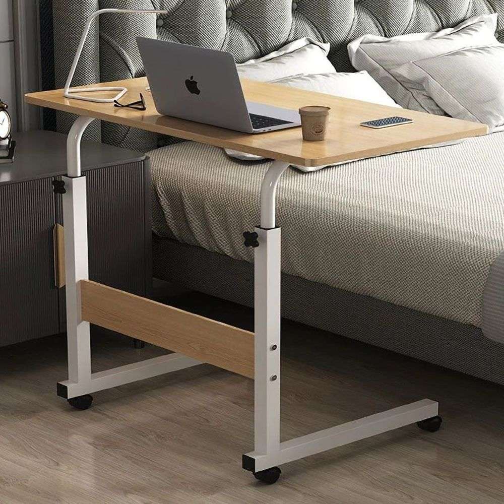 Adjustable Laptop Desk - Wood Color