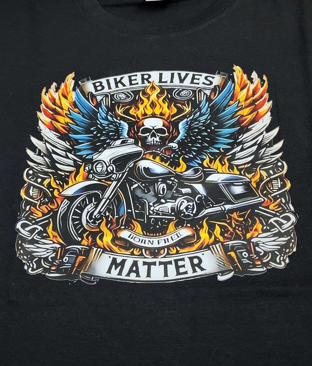 Biker Lives Matter T-Shirt - L