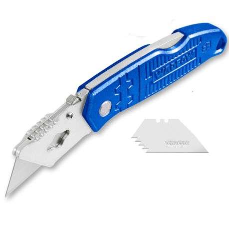 Wadfow - Folding Knife (61×19mm) with 5 Extra Blades - Wadfow - Folding Knife (61×19mm) with 5 ...