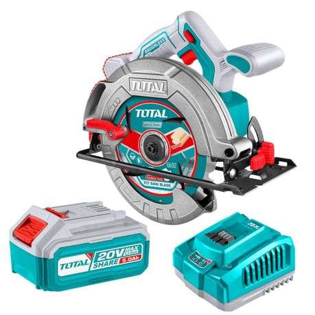 Total Tools - Cordless Circular Saw with 5.0Ah Battery and Fast Charger - Total Tools - Cordless ...
