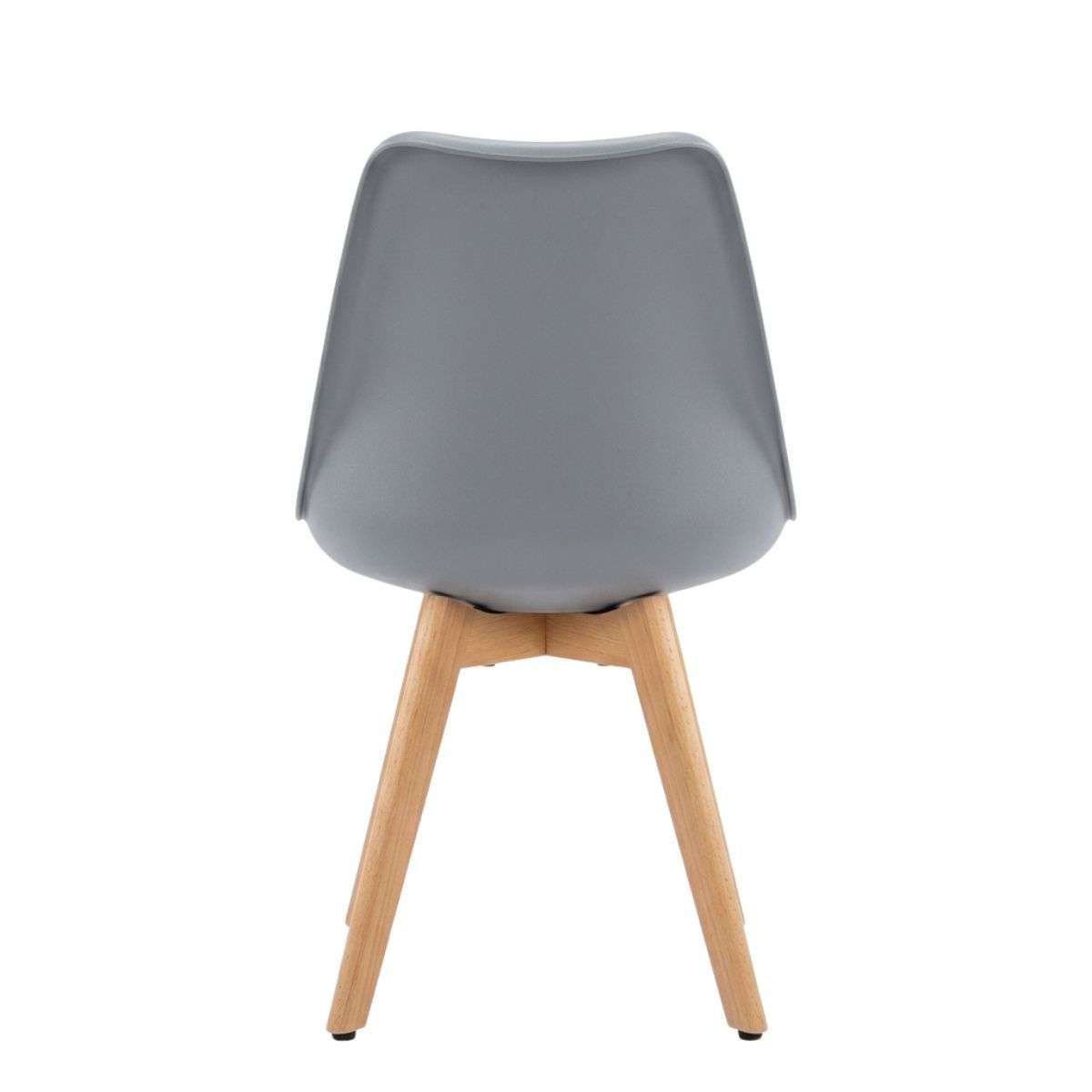 Modern Scandinavian Dining Chair - Grey- 2 Pack
