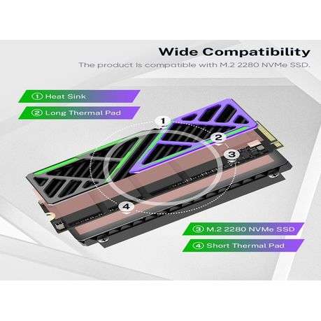 Hiksemi - M.2 SSD Cooler Heatsink MH1 - Hiksemi - M.2 SSD Cooler Heatsink MH1