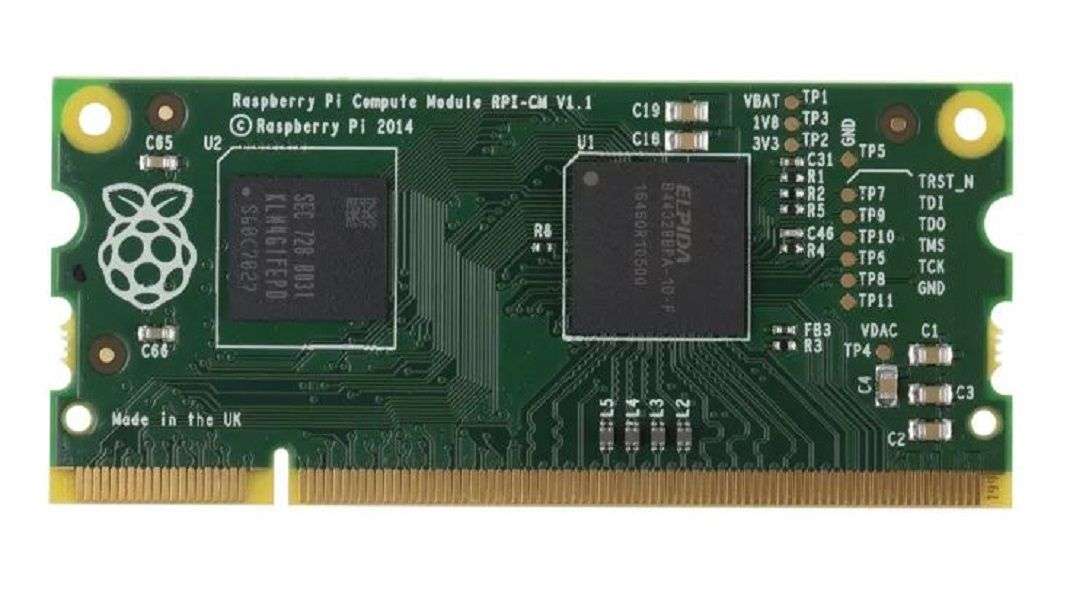 Raspberry-Pi (RPI COMPUTE MODULE) Compute Module CM2835 Processor, 4GB eMMC