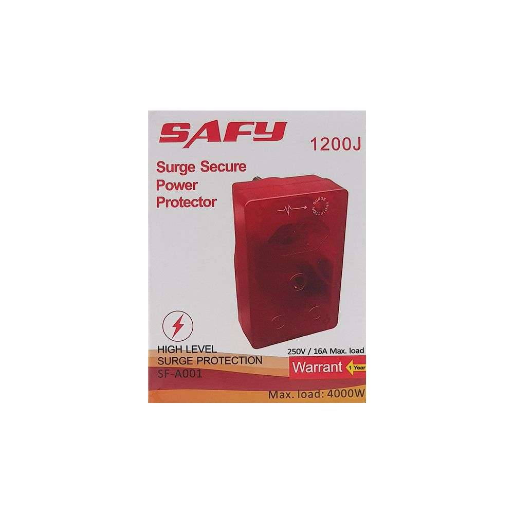 Safy surge power protector plug