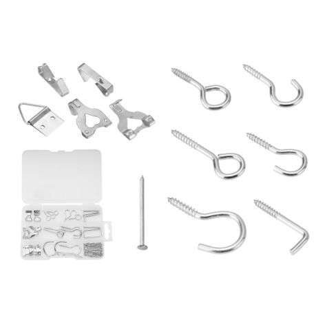 Wadfow - Screw & Hook Assortment Set - 140 Pce - Wadfow - Screw & Hook Assortment Set - 140 Pce