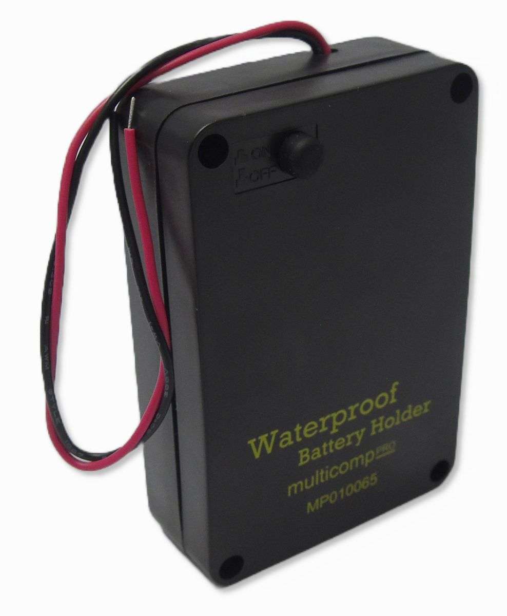 Multicomp Pro (MP010065) Battery Holder 3xAA Size, 150mm with Switch
