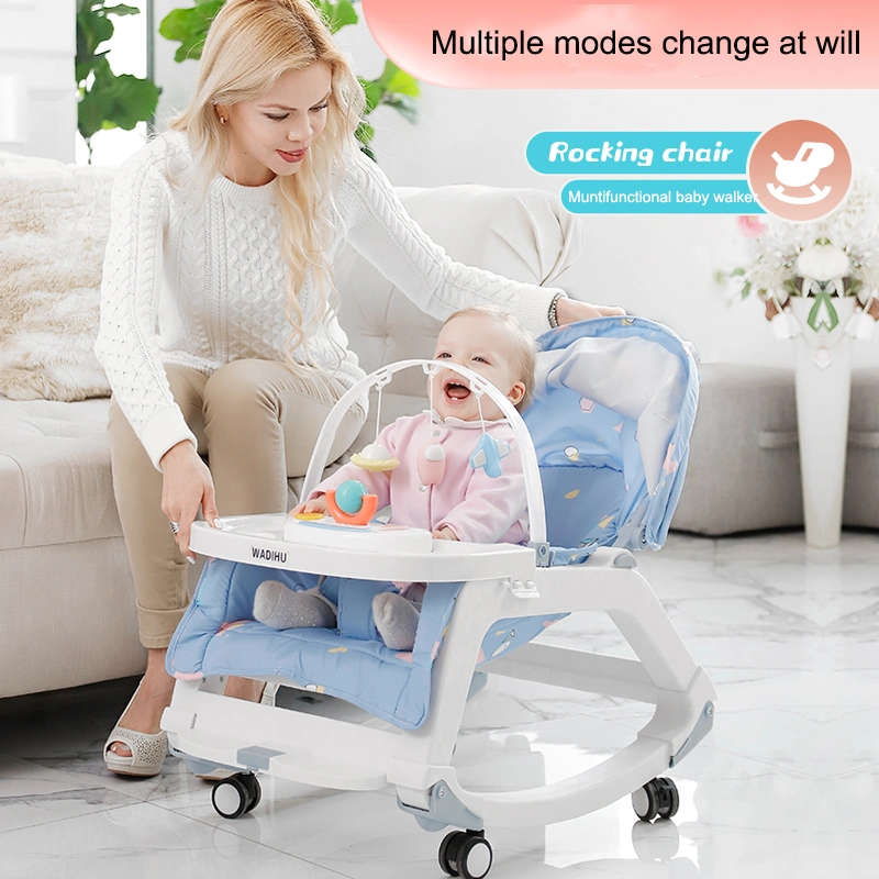 5-in-1 Baby Rocking Chair - Blue