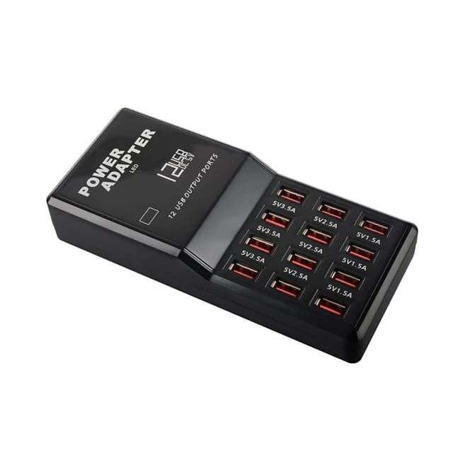 Universal 12 Port USB Hub Fast LED Charger Power Adapter Charging Station