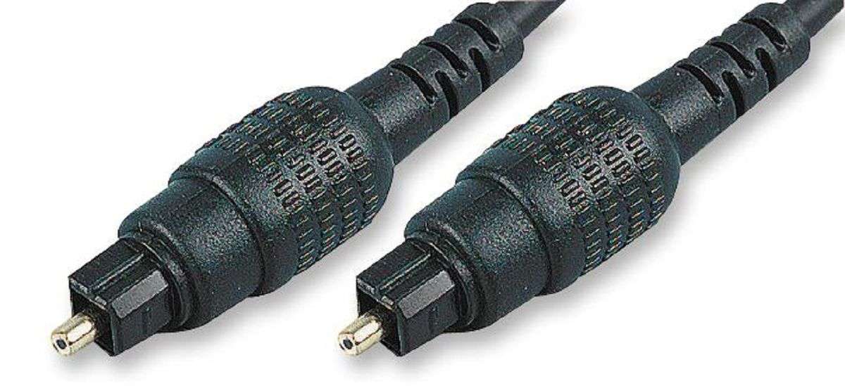 Pro Signal Toslink Plug, 1m, Black