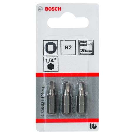 Screwdriver bit Extra Hard R2, 25 mm, 3 pc - Screwdriver bit Extra Hard R2, 25 mm, 3 pc
