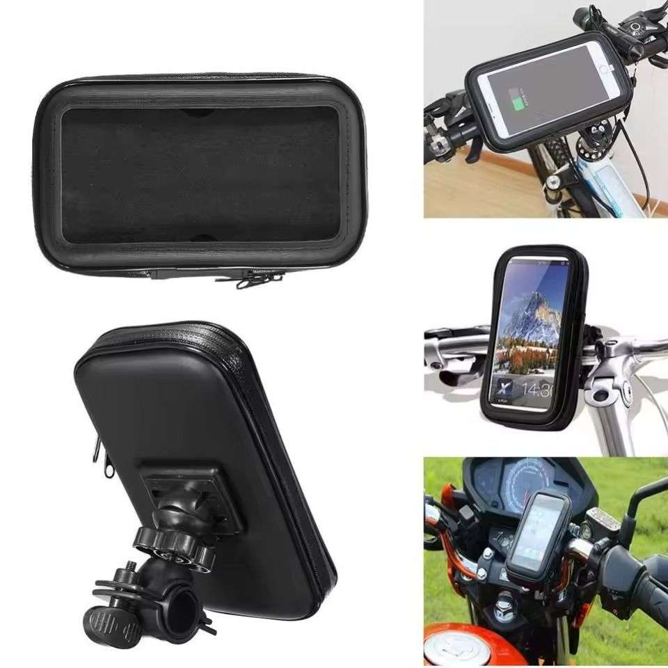 Waterproof Motorcycle Phone Holder- Universal Bike Mount with 360 Rotation