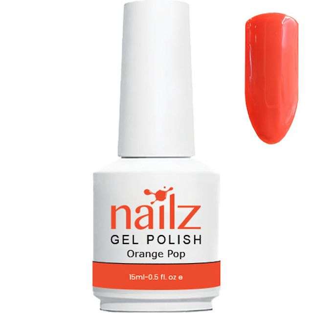 Nailz Gel Polish - Orange Pop -15ml