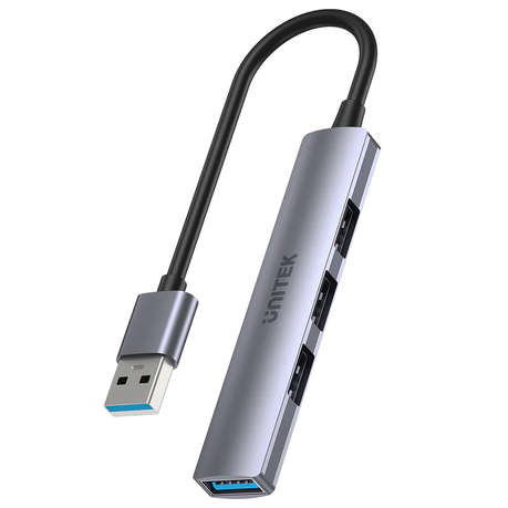 Unitek - 4-in-1 USB-A High Speed Multiport USB Hub up to 5 Gbps - Unitek - 4-in-1 USB-A High Spee...