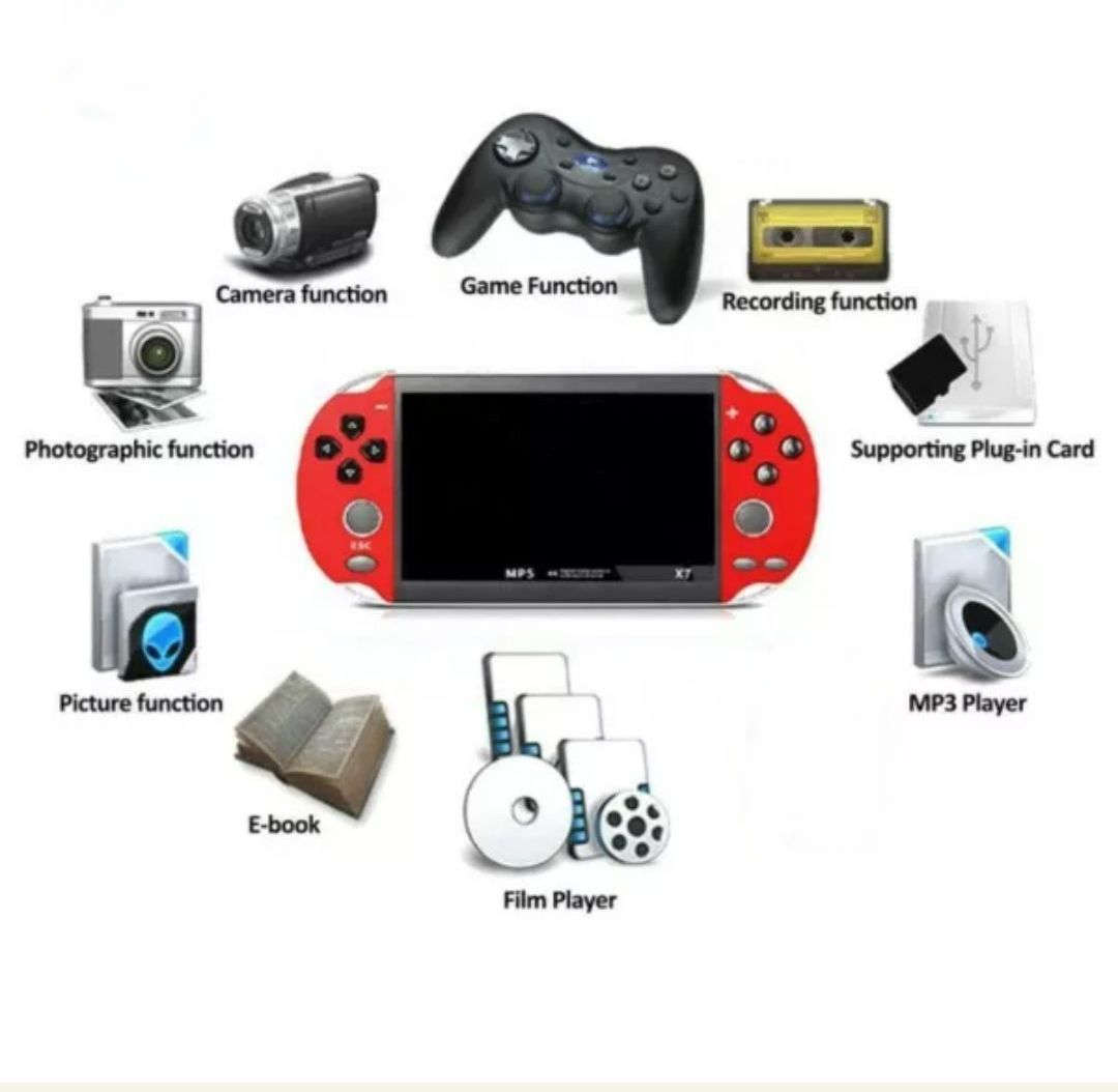 Double Game Player Retro Handheld console X19 with controller