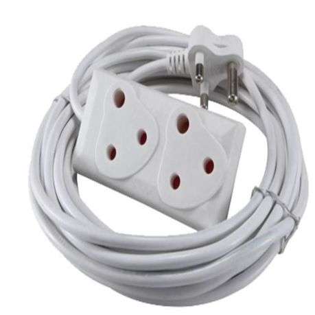 15M 10A Extension Cord with Double Coupler