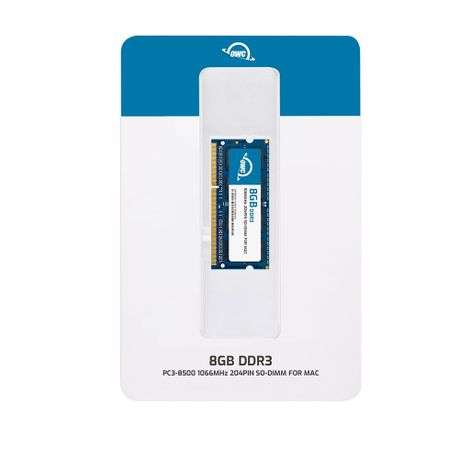 OWC Mac 8GB DDR3 1066MHz SO-DIMM Memory Module | PC3-8500 - OWC Mac 8GB DDR3 1066MHz SO-DIMM Memo...