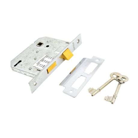 Chrome-Plated 2-Lever SABS Lock Body