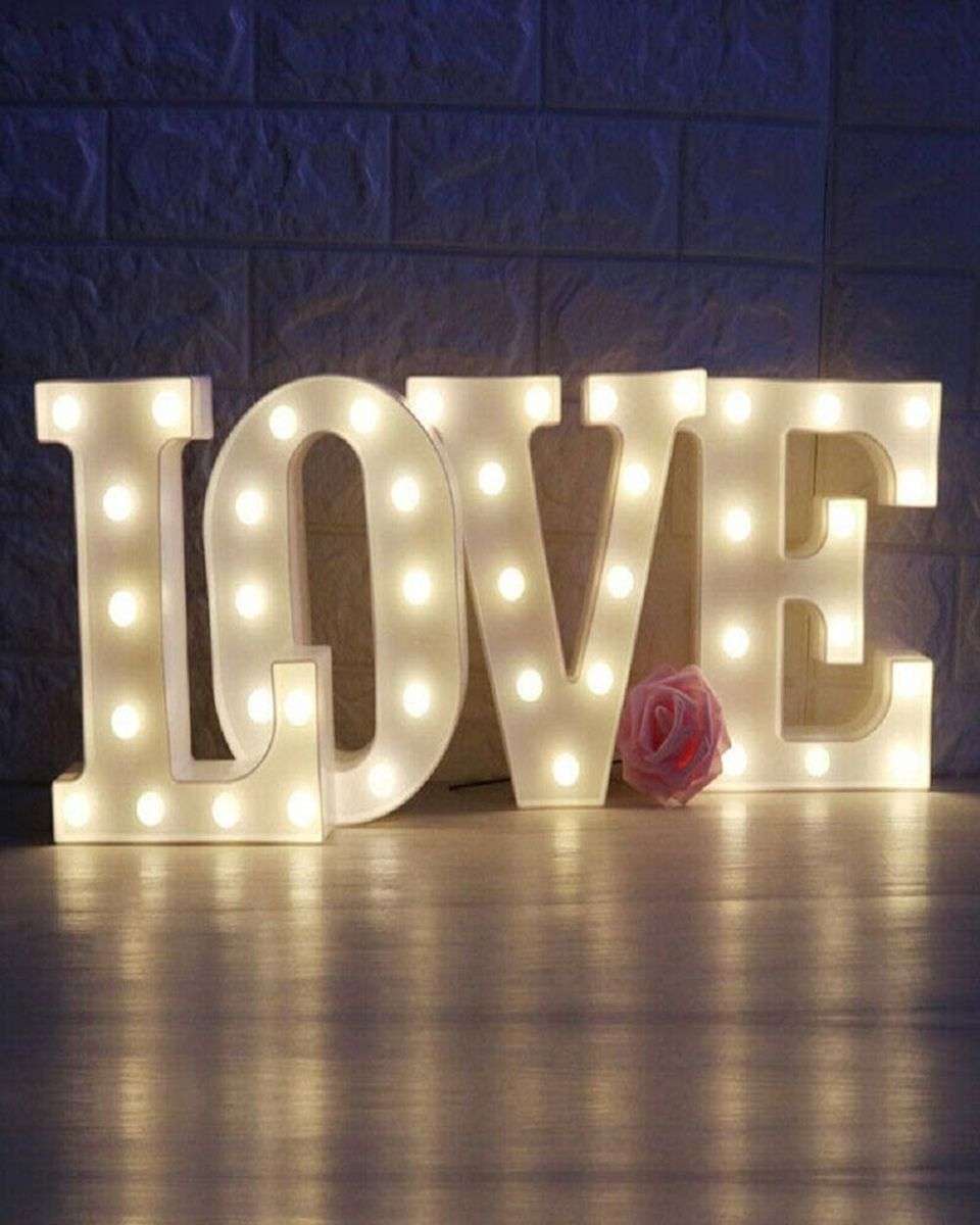 LED Letter Lights - LOVE