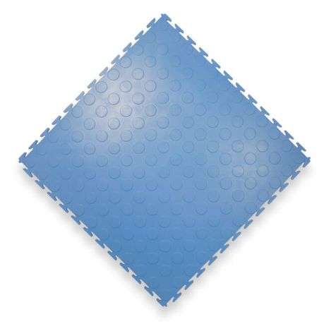 PVC Interlocking Rubber Floor Tile - Gym Mats (Pack of 4 - 1sqm) - Dark Blue