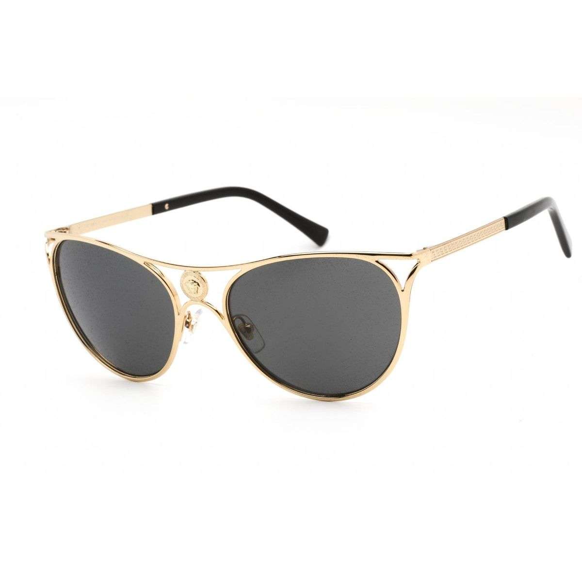 Versace VE 2237 - 1002/87 Gold Metal Cat-Eye Sunglasses