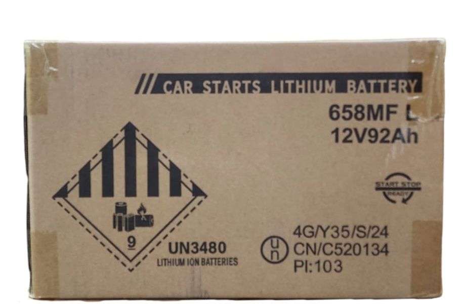 658MF Lithium Car Battery 5-Year Life Span