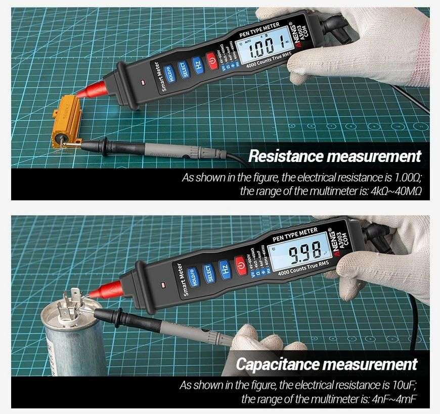 A3003 Dual Digital Multimeter / Non Contact Pen AC/DC Voltage *Fathers Day Gift Idea*