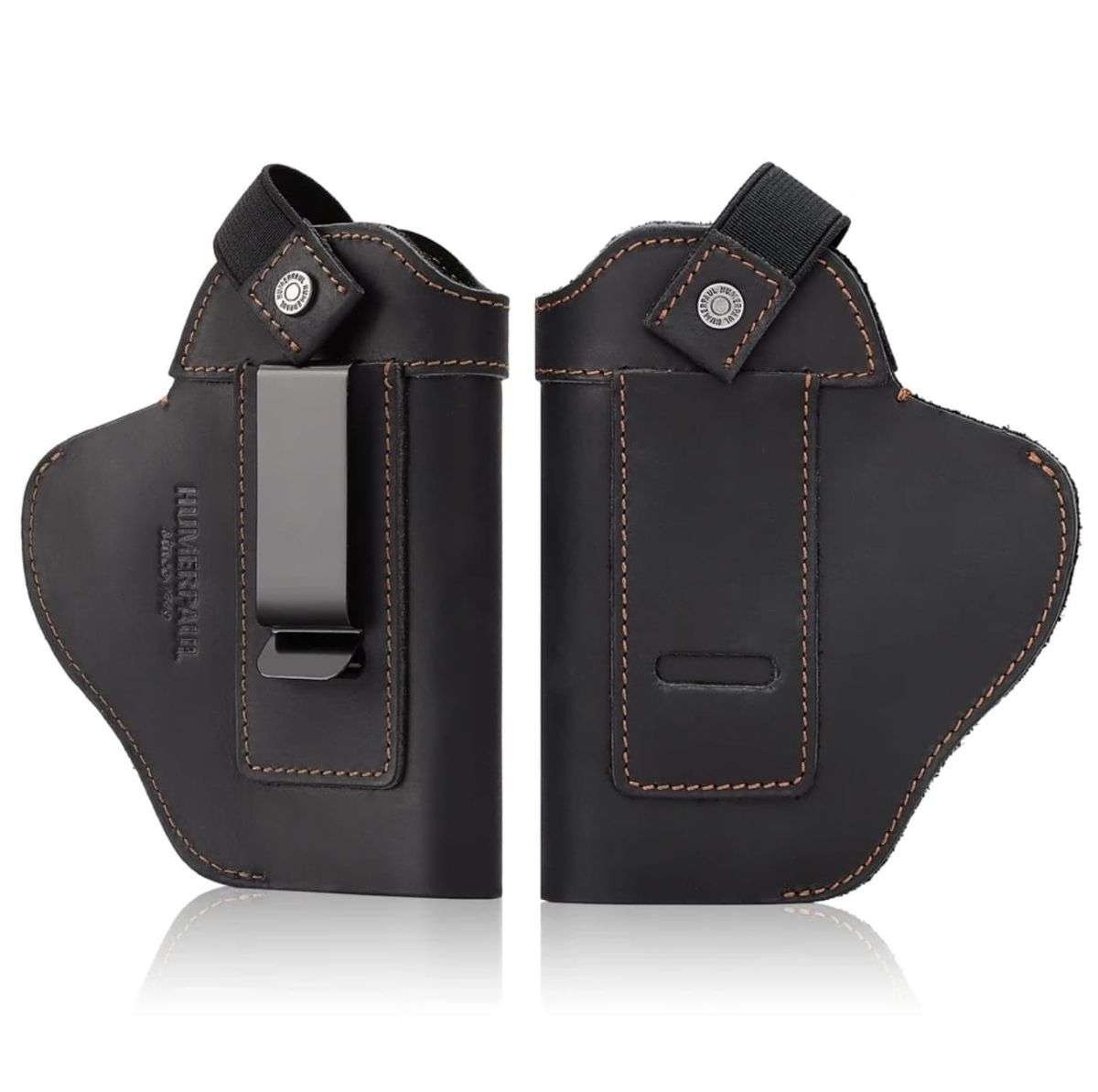 Universal Leather Holster - Left or Right Hand Changeable Clip