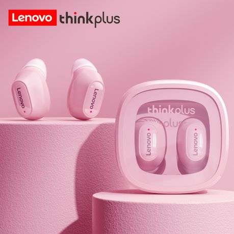 Lenovo - XT62 -Transparent Design Wireless Noise Cancelling Earphones- Pink