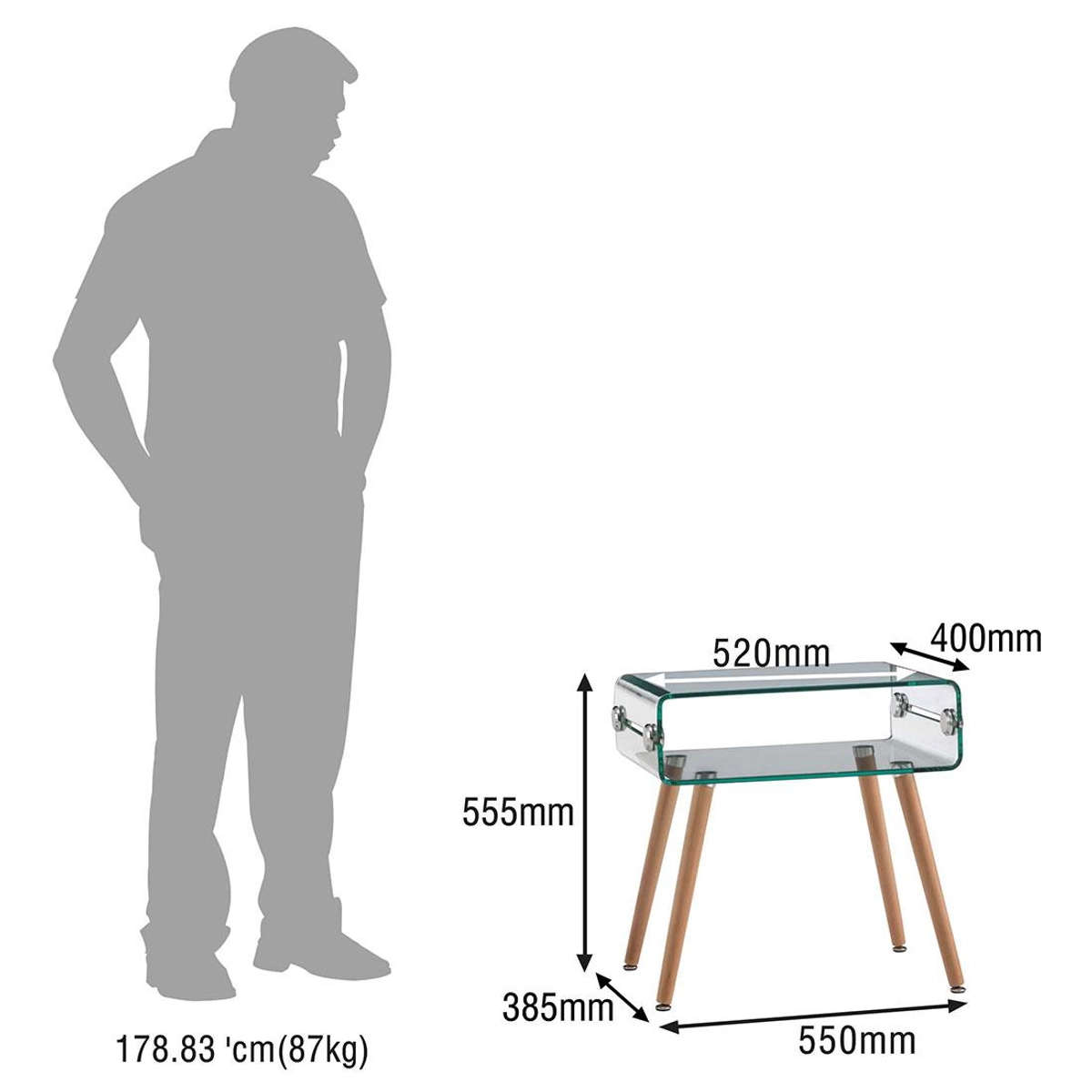 Stylish and functional nightstand/ side Table- 1 pack