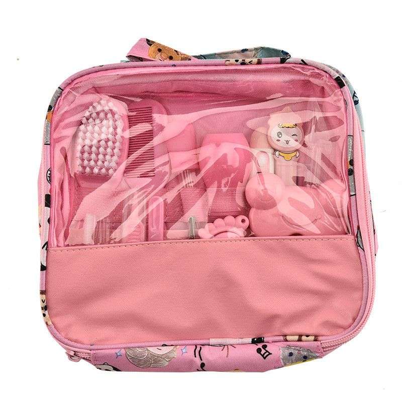 13 in 1 New Born Baby Care Kit - Pink