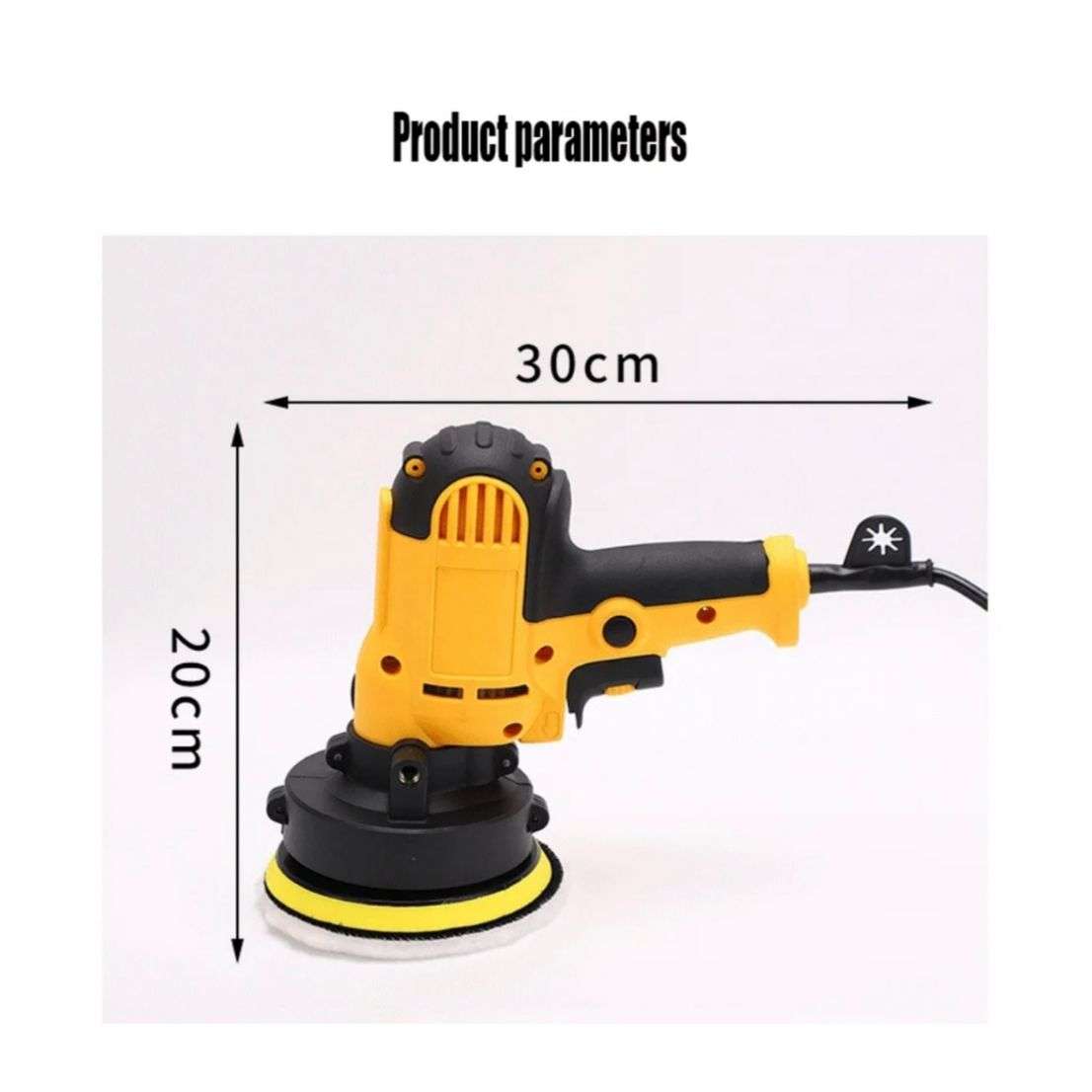 700W 125mm Compact Polishing and Buffering Machine for All Surfaces