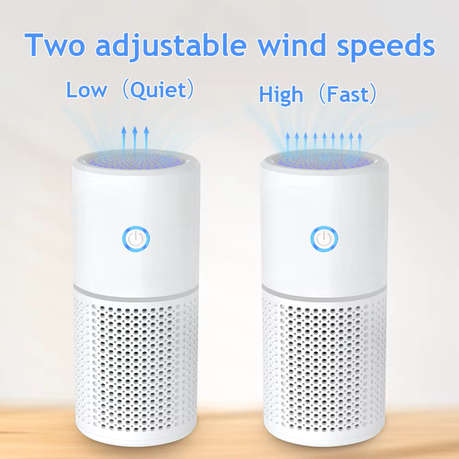 Portable Car & Small Room Air Purifier with Aroma Diffuser